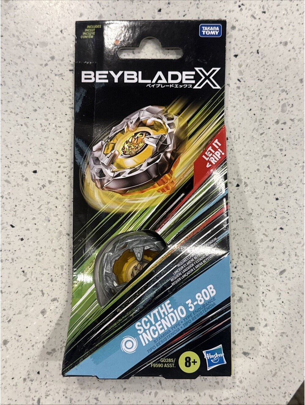 Beyblade X Scythe Incendio 3-80B Booster